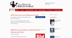 Desktop Screenshot of crieur-public.com